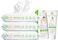 Jadole Naturals Large Textured Aqua Pure Sensitive Hypoallergenic And Unscented Baby Wipes Water &amp; Free Rash Cream, 180 Count
