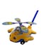 Child Toy Walking Push &amp; Pull Along Plane With Sound For Kids Yellow
