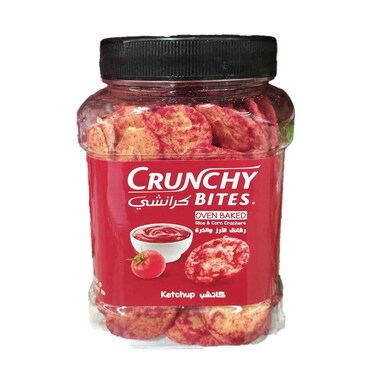 Crunchy Bites Rice &amp; Corn Cracker Ketchup 200g