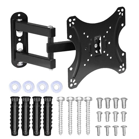 Generic-14-42 Inch Easy Installation Screen Rotate Stand Adjustable Angle TV Bracket Universal Practical Iron Hanging Wall Mount Strong Bearing