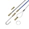 Faithfull FAICRS1000 10M Cable Access Rod and Accessories Kit - 15 Pieces Including 10 x 1000 mm Rods, Blue