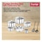 Prestige Stainless Steel Cookware Set Silver 12 PCS