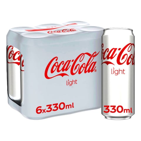 كوكا كولا لايت مشروب غازي 330 ملل، حزمة من 6