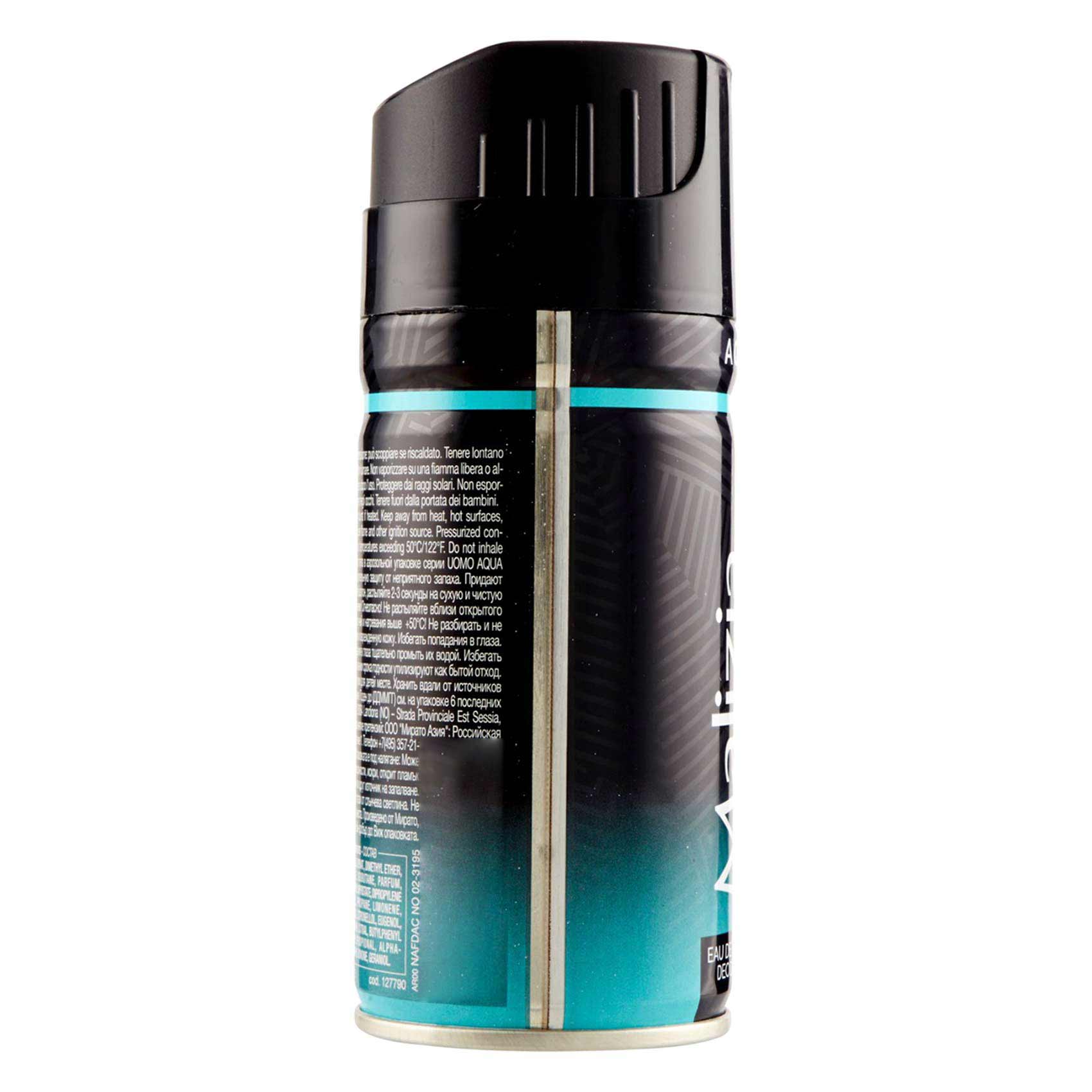 Malizia Uomo Aqua Deodorant 150ml + 50ml Free