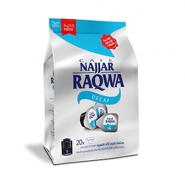 Cafe Najjar Raqwa Decaffeinated 20 Capsules