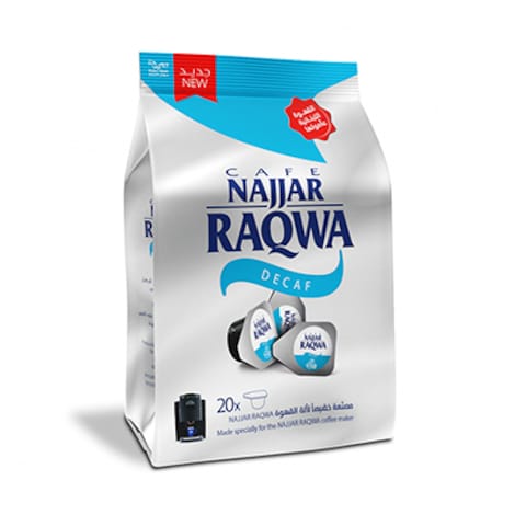 Cafe Najjar Raqwa Decaffeinated 20 Capsules