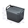 Strata, Medium Urban Store Basket, Charcoal Grey Color, Made in UK
