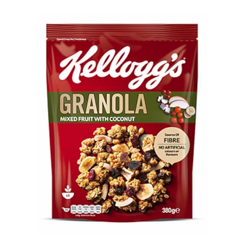 Kelloggs Granola Fruits &amp; Nuts 380GR