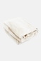 Chaps Plain Plush Throw Blanket 152 x 178cm, Beige