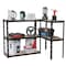 MyChoice 4-Tier Storage Shelf Black 86x36x183cm