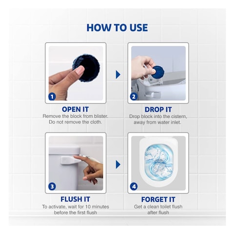 Harpic In-Toilet Cistern Blue Single 50G