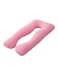 Generic U-Shaped Maternity Pillow Cotton Pink 140X80cm