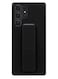 Samsung Galaxy S23 Ultra Grip Case Magnetic Kickstand Cover with Foldable Hand Strap Black