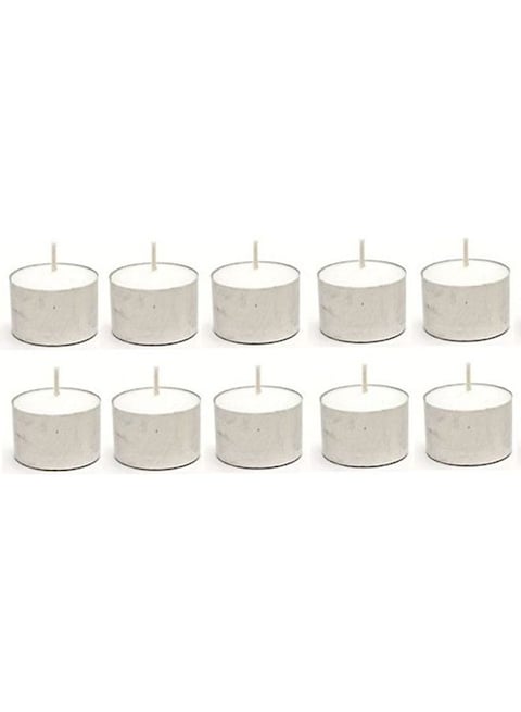 Generic 10-Piece Tea Light Candle White