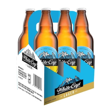 White Cap Lager Beer 500Ml X Pack Of 6