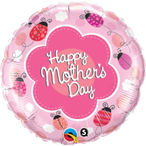 Mothers Day Ladybugs 18in Foil