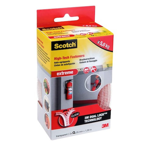 3M FASTNERCLEARSCOTCH2.5CM*1.2M