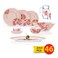 Luminarc pastel dinner set 46 pieces 