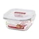 Lock &amp; Lock Oven Glass Square Container Clear 500ml