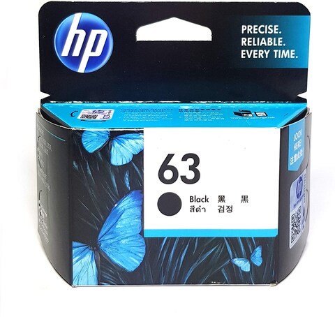 HP 63 Black Original Ink Cartridge (F6U62An)