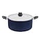 RAJ NONSTICK INDUCTION COOKING POT WITH GLASS LID 24 CM