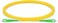 Dkurve SC APC to SC APC Simplex Single Mode PVC Fiber Optic Patch Cable (3M)