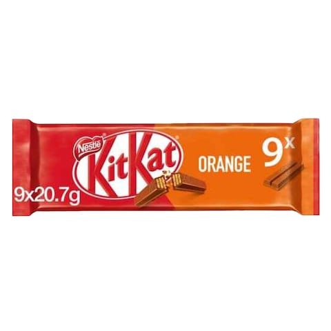 Kit Kat 2 Finger Orange Chocolate 20.7g x Pack of 9