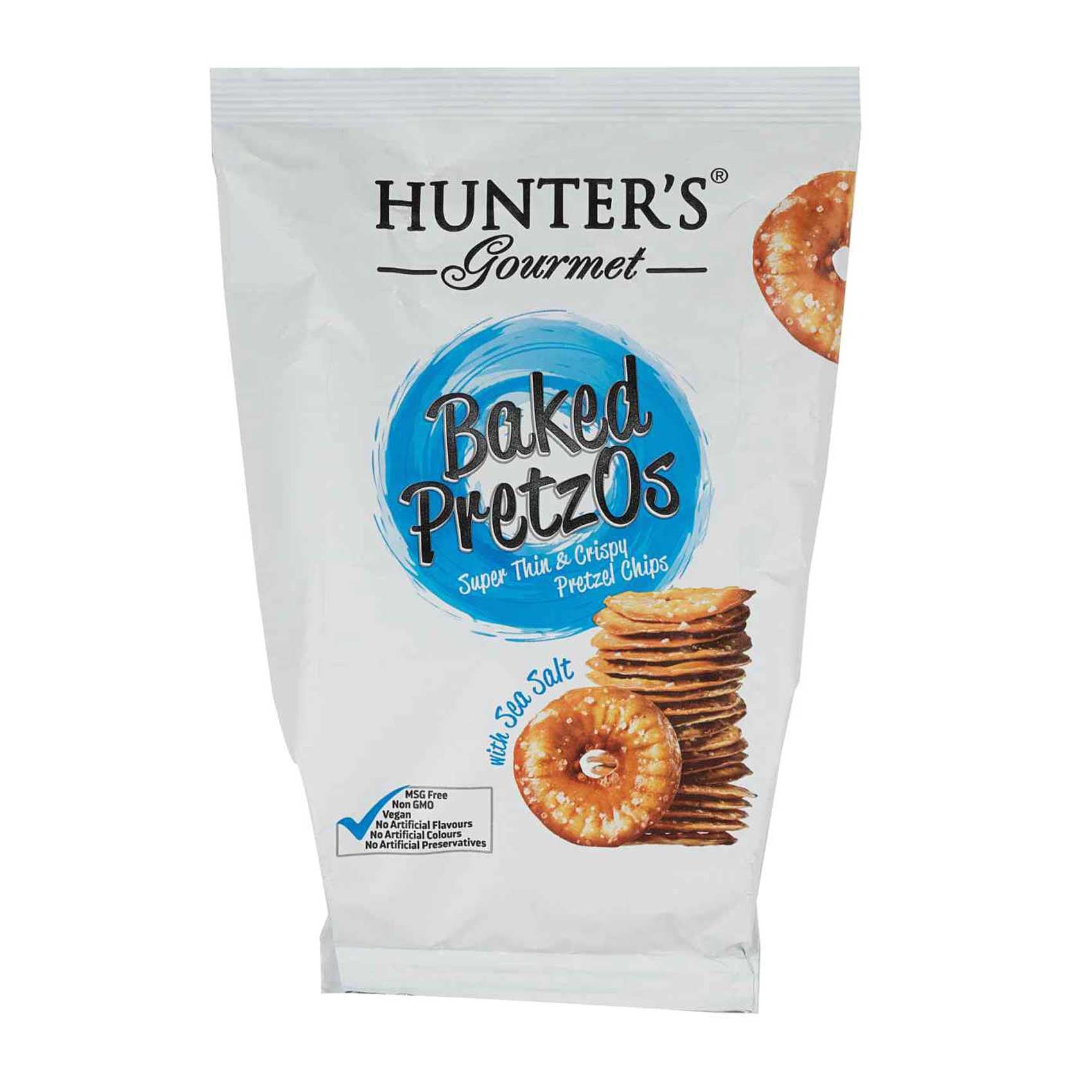 Buy Hunter's Gourmet Baked with Sea Salt Pretzos, 180g Online ...