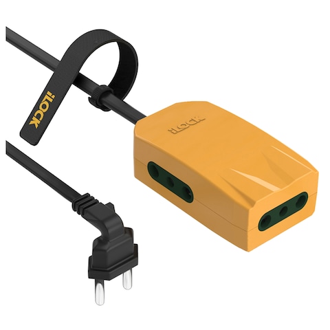 ILock Mini Power Strip with 3 outlets - 3 meter