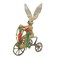 Easter Decoration Bunny On Bike 37X20X53CM