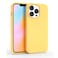Protective Shockproof Liquid Silicone Case Cover For Apple iPhone 14 Pro Yellow