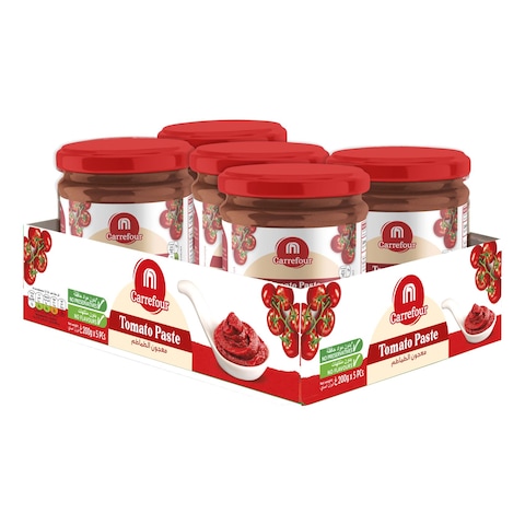 Carrefour Tomato Paste Jar 200g Pack of 5