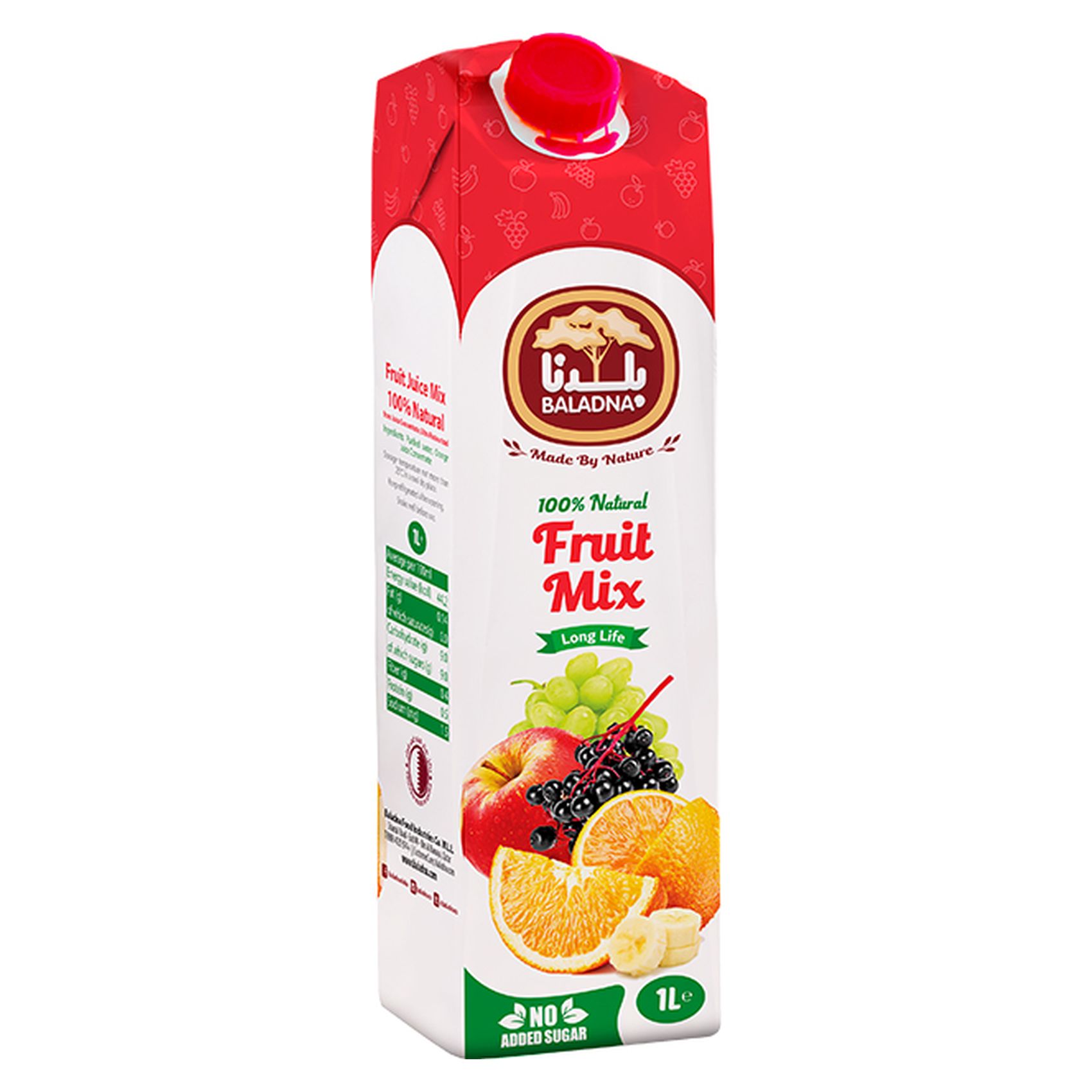 Baladna Long Life Fruit Mix Juice 200mlx6&#39;s