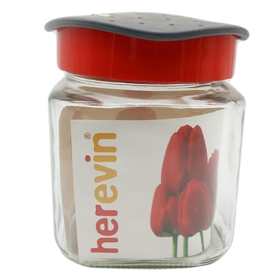 Herevin Jar Square 1.5L Rubber Lid