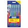 Oral-B All Rounder 123 Medium Toothbrush Multicolour 6 PCS