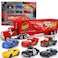 7 Pieces Cars Toy Set Deluxe Cars Toy Set Gift for Kids Birthday Gift Idea , Metal Model Car Toy with Mack Truck Collectible
