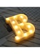 Generic Alphabet B LED Light Yellow 27X5X24cm
