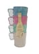 Almufarrej 4- Piece Plastic Cup Set Multicolour 250ml