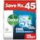 Dettol Cool Odour Protection Antibacterial Soap 130 gr (Pack of 4)
