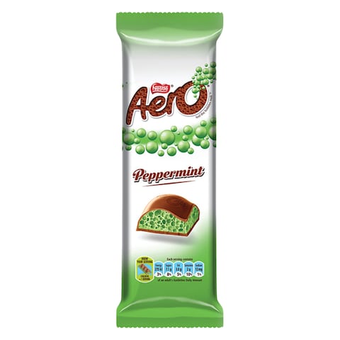 Nestle Aero Giant Peppermint Milk Chocolate Bar 85g