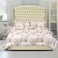 In House Maldives Velvet Bed Frame - Single - 200x120 cm - Beige