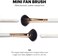 Jillian Dempsey Mini Fan Makeup Brush - Multi-Use Synthetic Eyeshadow &amp; Face Brush Vegan &amp; Cruelty-Free