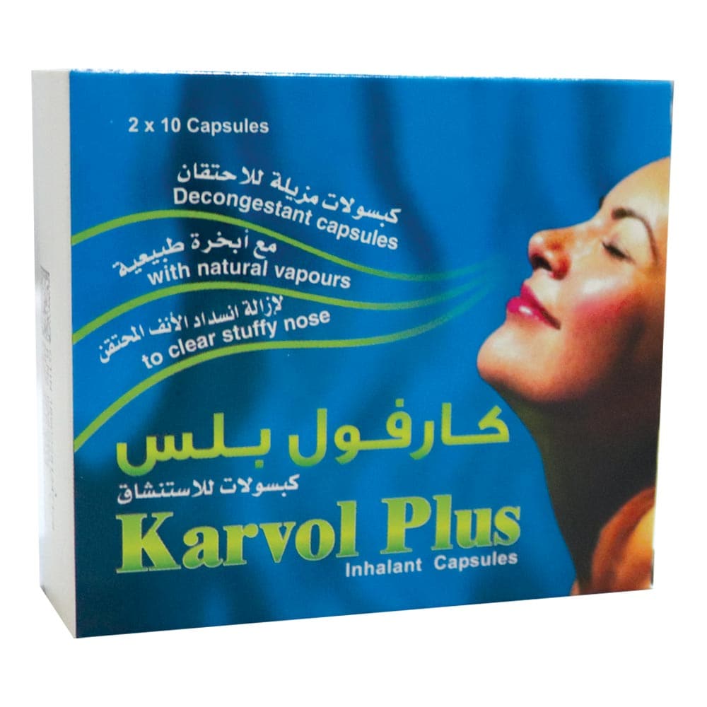 Buy Karvol Plus Inhalant Cap 20's Online | Carrefour UAE