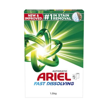 Ariel Automatic Fast Dissolving Detergent Powder Original 1.5kg