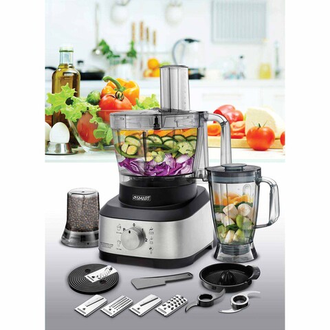 محضر طعام سمارت - 56 وظيفة - 2000 وات - ستانلس ستيل - SFP417SE