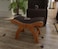 Wooden Stool Chair with Cushion