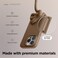 elago Magnetic Liquid Silicone for iPhone 15 Pro MAX case cover compatible with MagSafe Shockproof - Brown