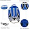 Bird carrier backpack, Transparent and breathable Bird bag with Removable mat, Safety leash, and Standing Perch for Parrots and large-sized birds, Portable bird hiking gear (Blue)