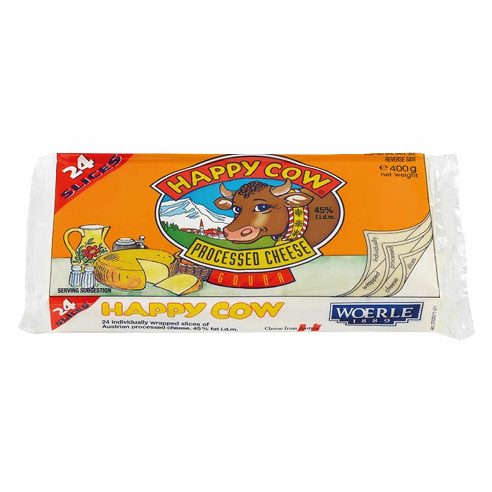 Happy Cow 24 Slices Gouda 400G