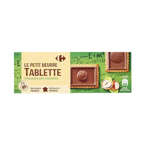 Carrefour Biscuits Petits Beurre Chocolat Lait Noisette 150GR